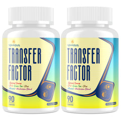 Meliorantheris Transfer Factor 1800mg bottle on a white background