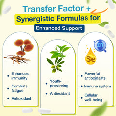 Full view of the 2-bottle Meliorantheris Transfer Factor 1800mg set