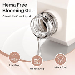 MelodySusie Hema-Free Blooming Gel translucent texture for soft seamless blends