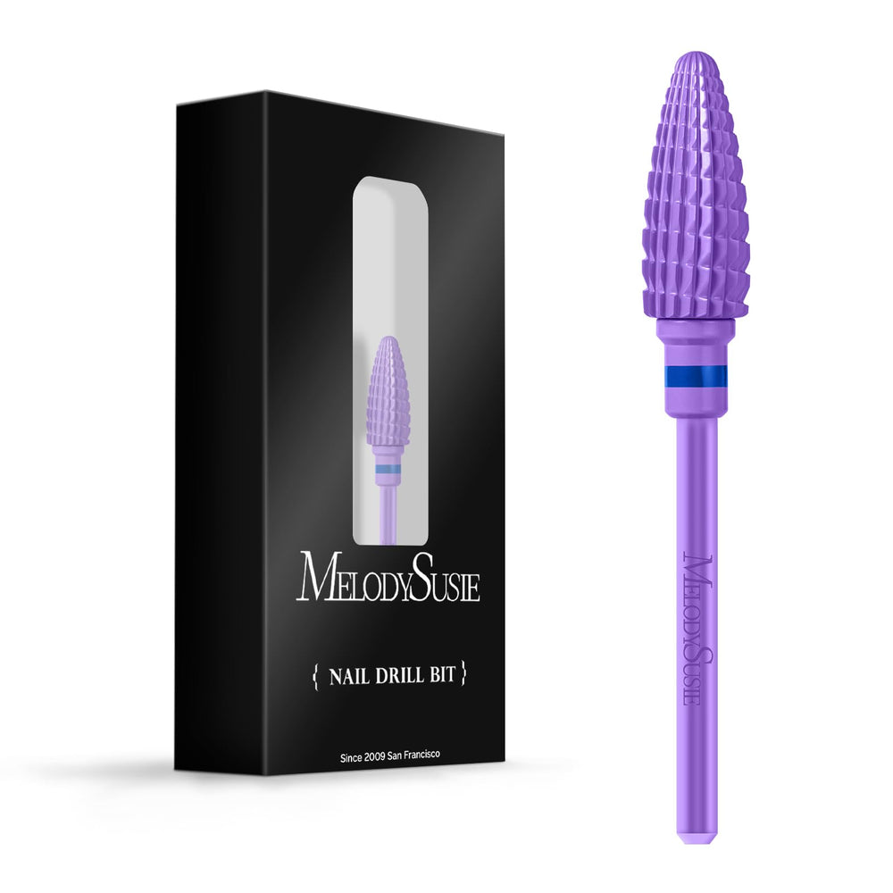 MelodySusie large cone drill bit, purple top view, ideal for quick surface shaping