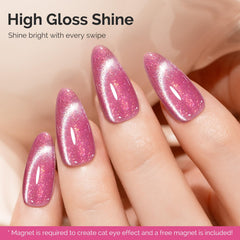 MelodySusie magnet usage demonstrates cat eye effect with depth.