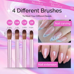 MelodySusie metal-tube brush design resists breakage during use