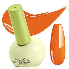 MelodySusie orange gel polish bottle ready for at-home nails