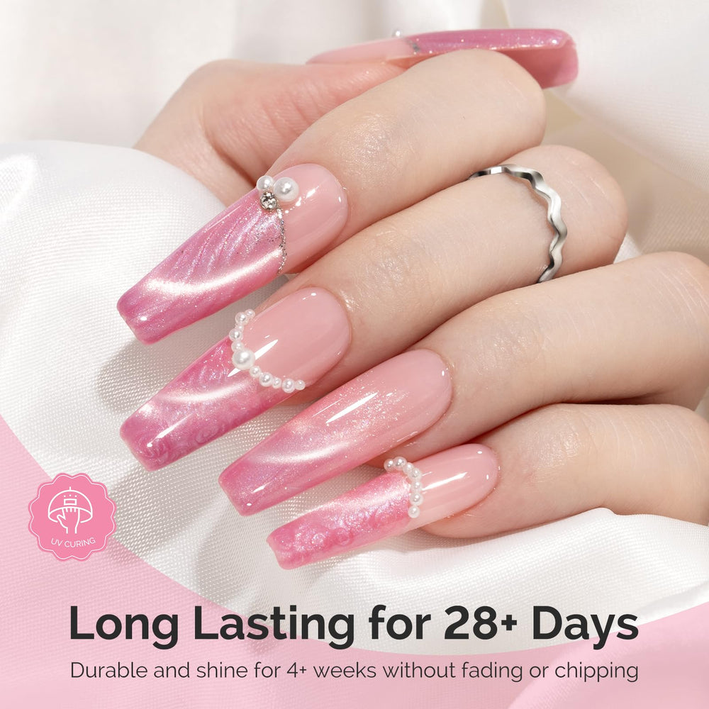 MelodySusie self-leveling brush delivers smooth, streak-free application.