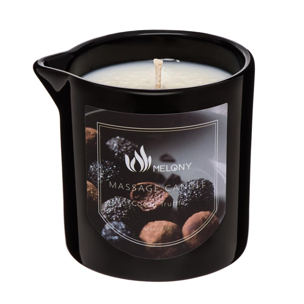 MELONY Massage Oil Candle Cocoa Truffle packaging