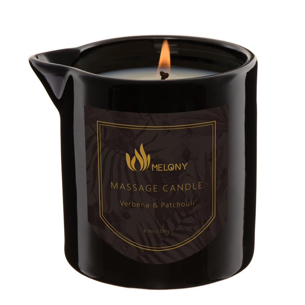 MELONY Massage Oil Candle Verbena & Patchouli 8.1 oz product image