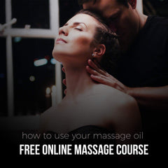 Couple enjoying a relaxing massage using Melt oil