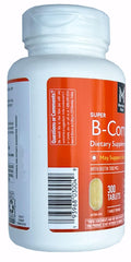 Bottle and supplements layout for Members Mark Super B-Complex dietary supplement