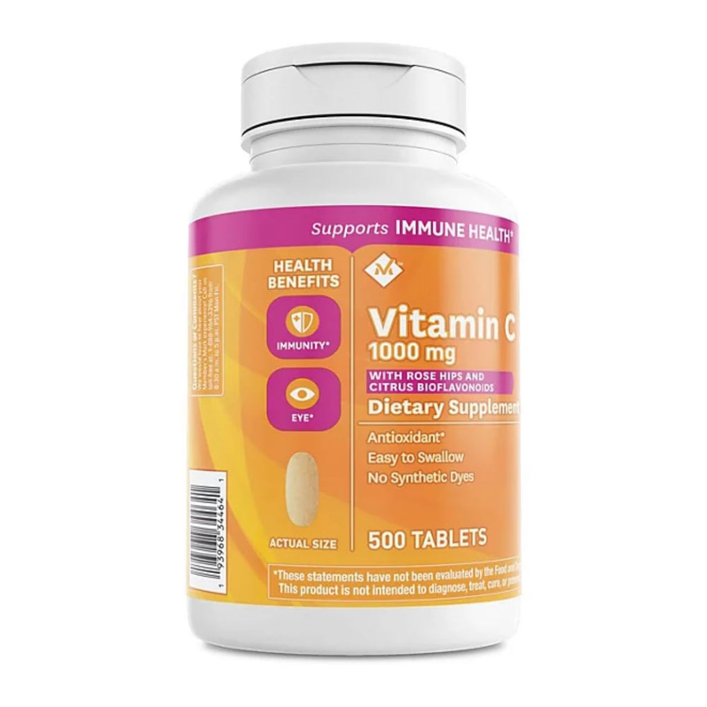 Rose hips and citrus bioflavonoids ingredients with Vitamin C 1000 mg