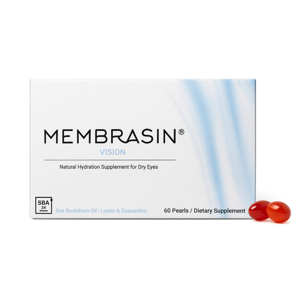 Membrasin Vision bottle with 60 vegan softgels
