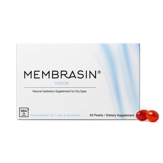 Membrasin Vision bottle with 60 vegan softgels