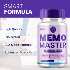 Memo Master Capsules product shot with label