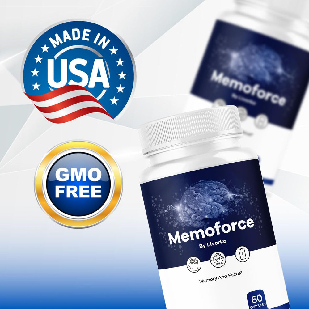 Memoforce Brain Supplement packaging and box