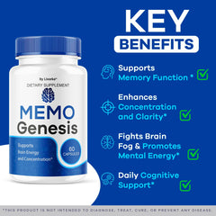 Memo Genesis bottle front with label