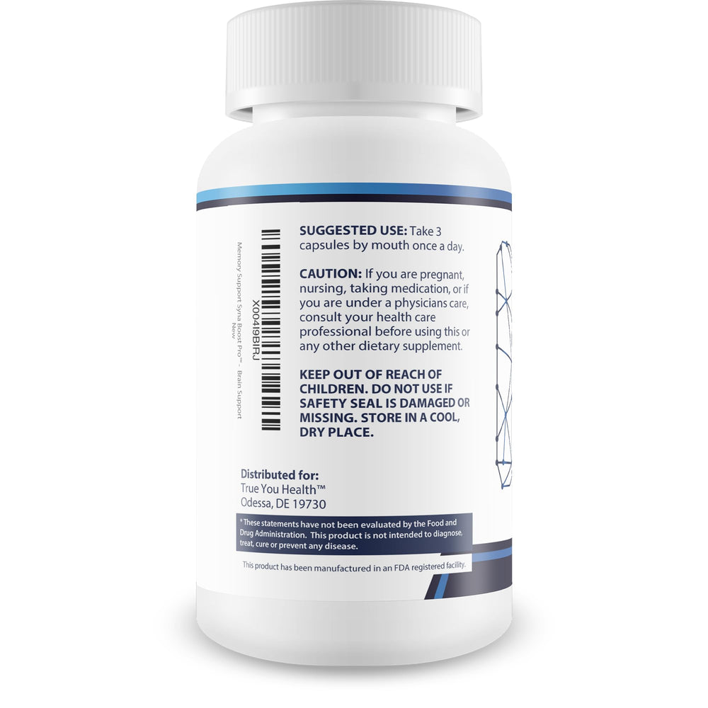 Person taking Memory Support Syna Boost Pro for daily focus