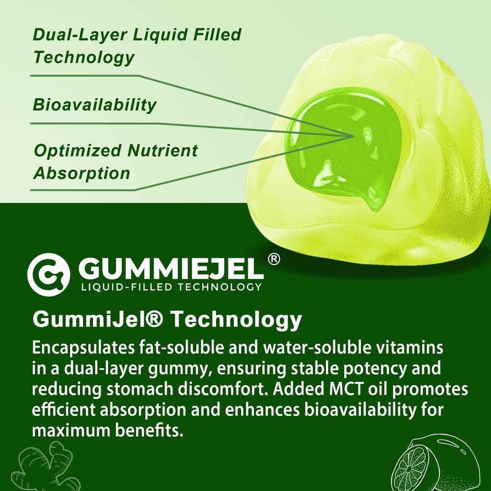 Label showing vitamins A, C, and E on the packaging