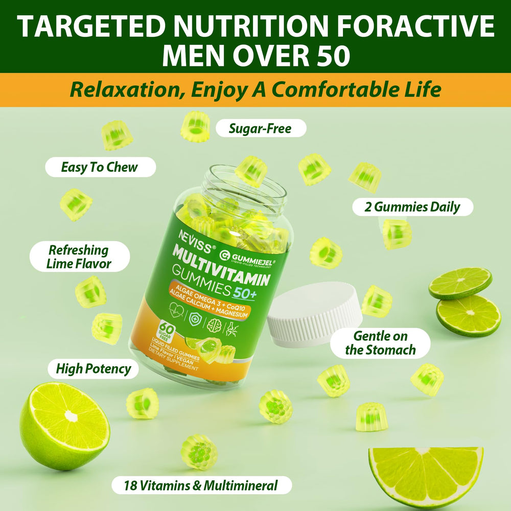 GummiJel technology and sugar-free formula imagery