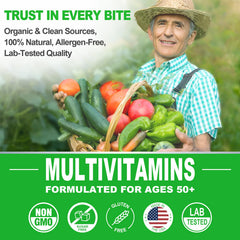 60-count bottle packaging for NEVISS Men 50+ gummies