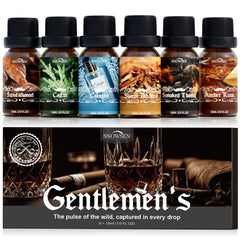 Gift set packaging for SNOWSEN Gentlemen's Essential Oil Gift Set