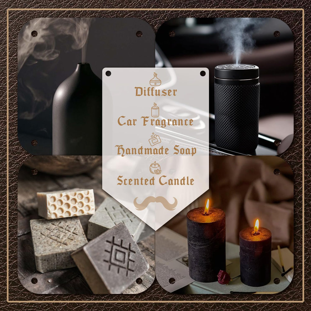 Sandalwood essential oil bottle from SNOWSEN set