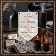 Sandalwood essential oil bottle from SNOWSEN set