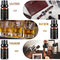 Leather fragrance essential oil bottle 10ml