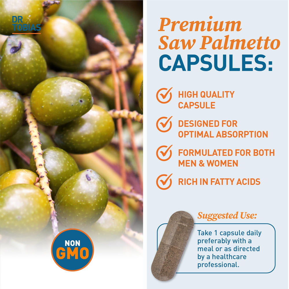 Saw palmetto supplement for men and women