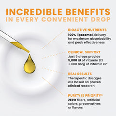 Includes MenaQ7 MK7 and vegan MK4 liposomal K2