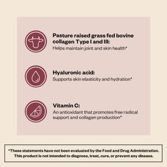 Highlight of added hyaluronic acid and vitamin C