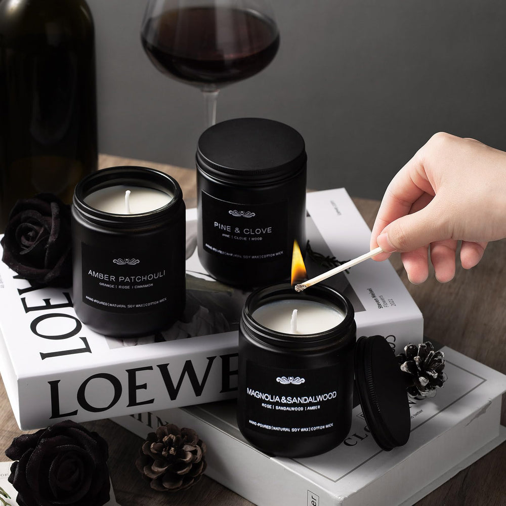 Men's gift box candle set