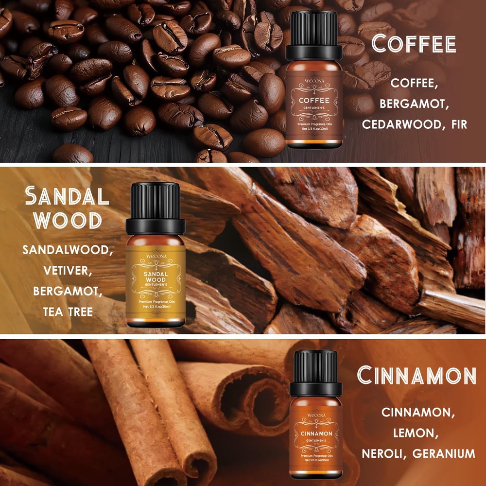 Coffee fragrance oil bottle from the set
