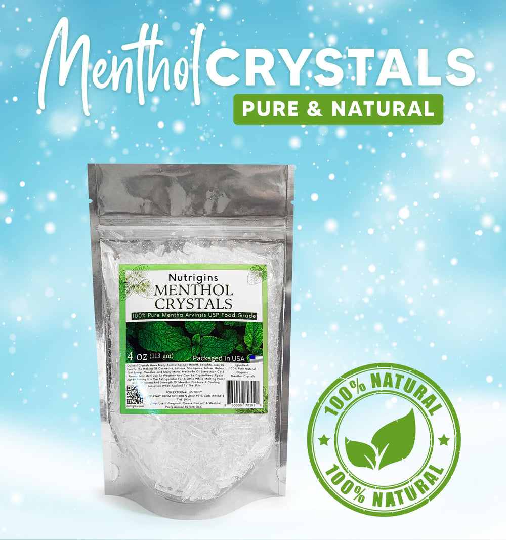 Spa-quality menthol crystals banner