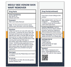 MEOLY Bee Venom Wart Remover delicate brush enables targeted application.
