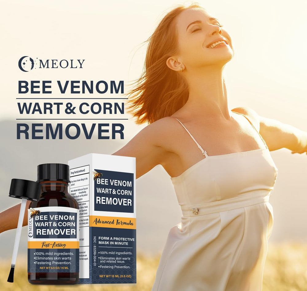 MEOLY Wart Remover packaging shows simple, user-friendly labeling.