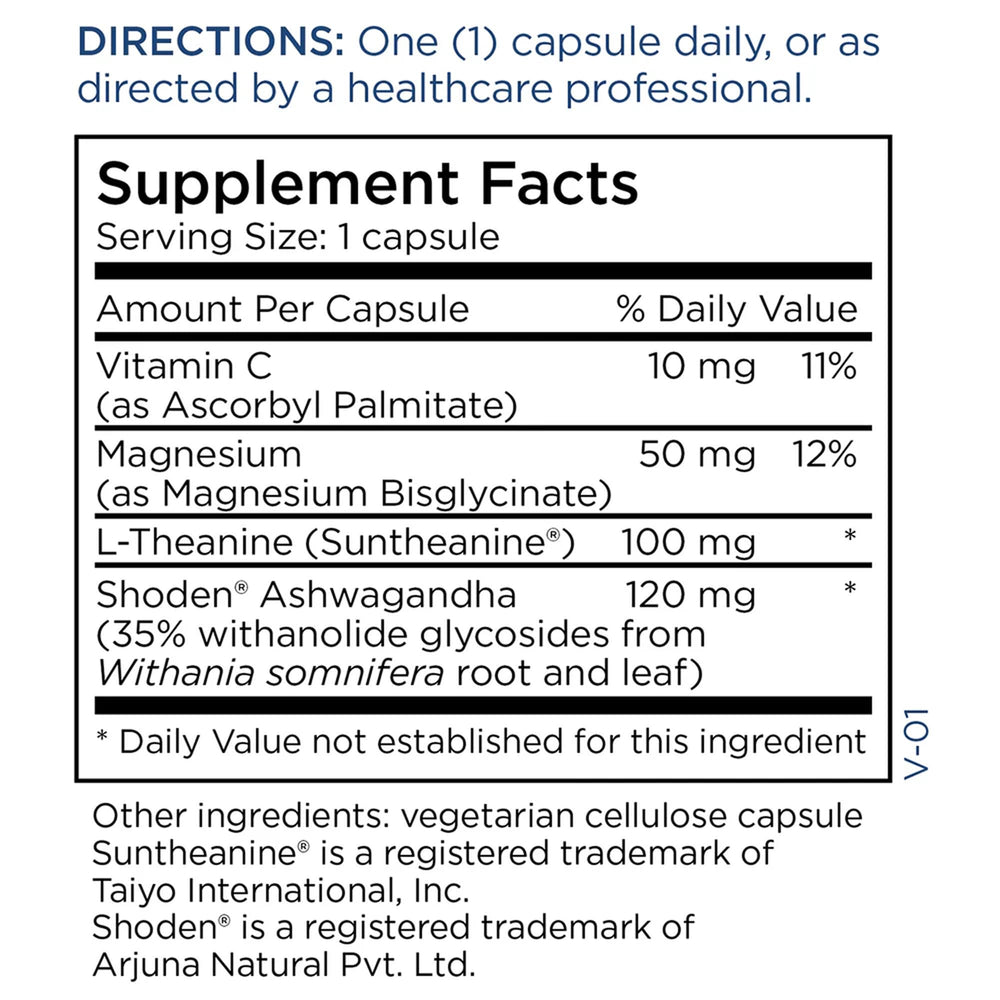 L-Theanine with Ashwagandha for calm focus