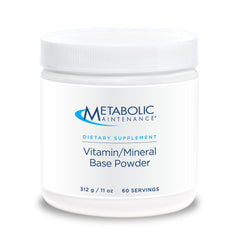 Front view of Metabolic Maintenance Vitamin Mineral Base Powder container