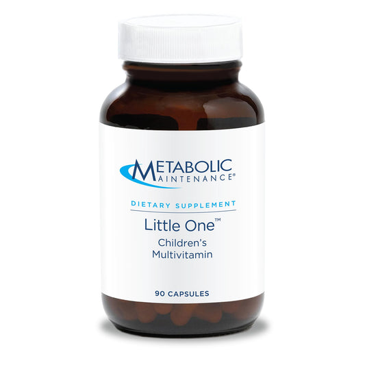 Metabolic Maintenance Little One bottle label for kids ages 6-12