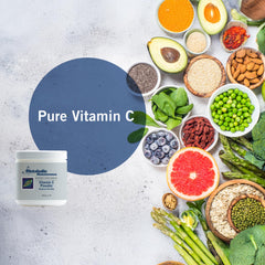 Vitamin C powder supplement for immune support