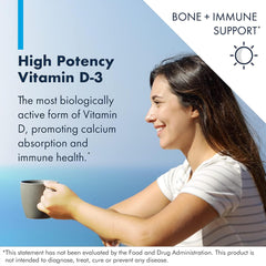 D3 and K2 capsules next to calcium-themed graphics