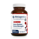 Bottle of Metagenics Bone Builder Extra Strength MCHC supplement with 90 tablets