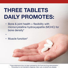 Metagenics Bone Builder ingredients panel featuring vitamin D and magnesium.