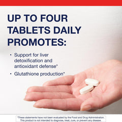 Product pack shot showing Metagenics GlutaClear 120 Tablets