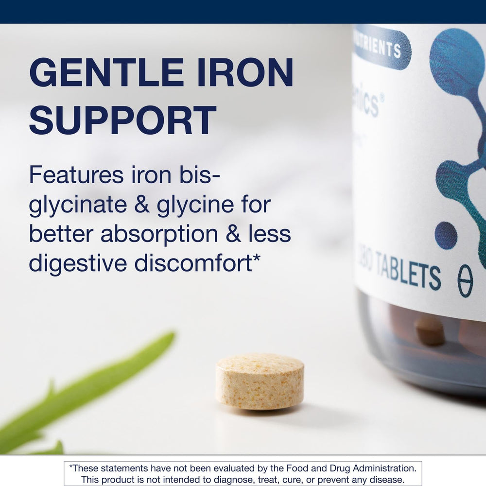 Hemagenics ingredients panel highlighting B vitamins and folate