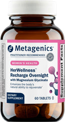 Metagenics HerWellness Recharge Overnight bottle with 60 tablets
