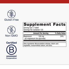 Magnesium bisglycinate capsules for sleep and relaxation