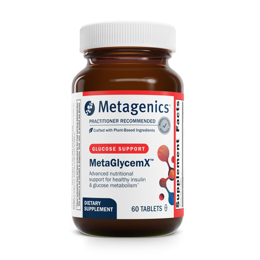 Metagenics MetaGlycemX bottle label
