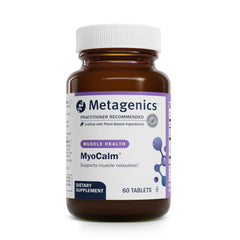 MyoCalm bottle showing 60 tablets