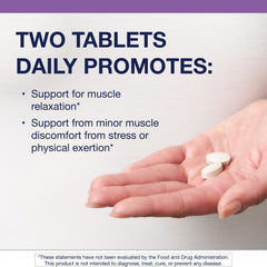 Metagenics MyoCalm tablets dispensed ready for daily use.