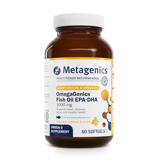 Metagenics OmegaGenics EPA-DHA 1000 mg bottle - main image