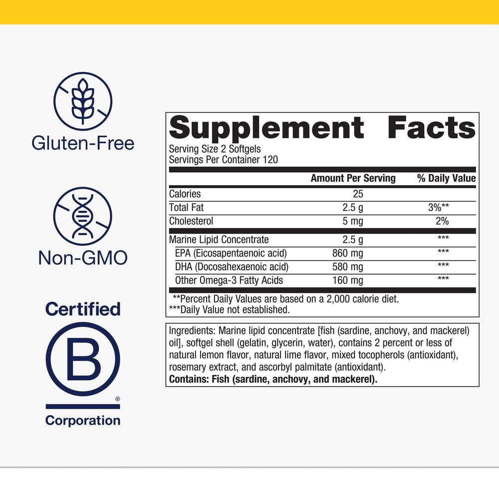 Purity testing and contaminants screening icons for fish oil